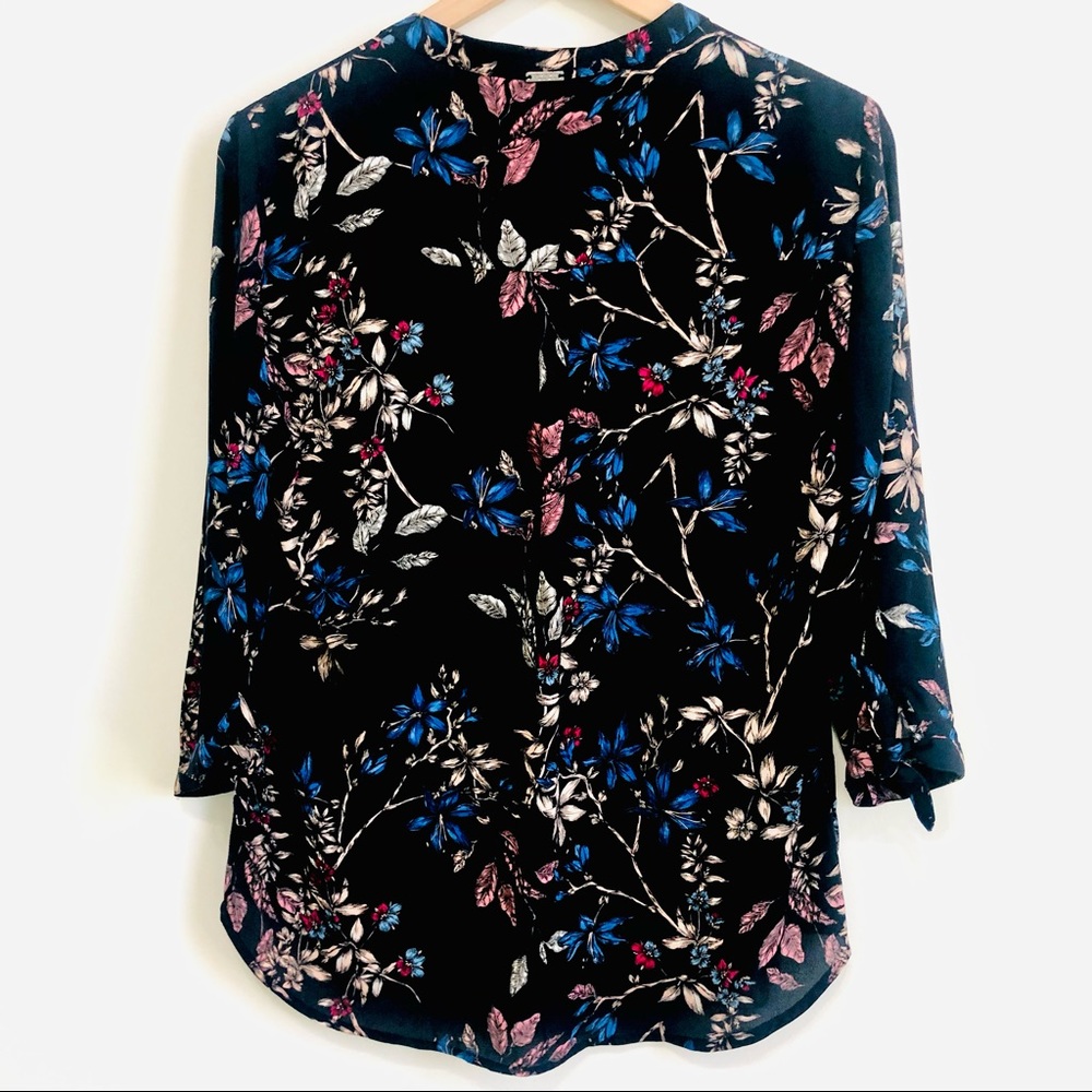 Ivanka Trump | Floral Tie Sleeve Blouse - Picture 5 of 8